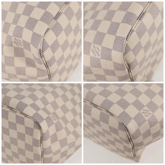 LOUIS VUITTON Damier Azur Neverfull MM Tote Bag N41605 LV Auth ac3855V - Picture 14 of 16